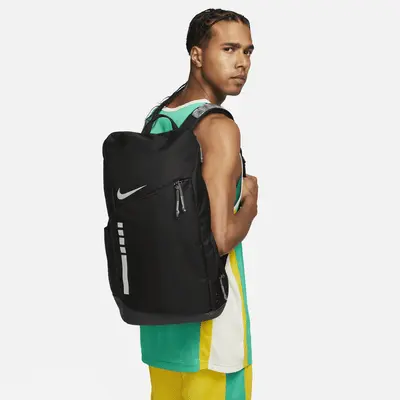 

Рюкзак Nike Hoops Elite Backpack (32л), цвет Black/Anthracite/Metallic Silver