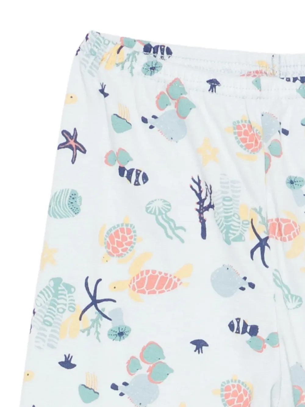 Пижама с длинными рукавами и узором Petit Bateau, синий — фото 3