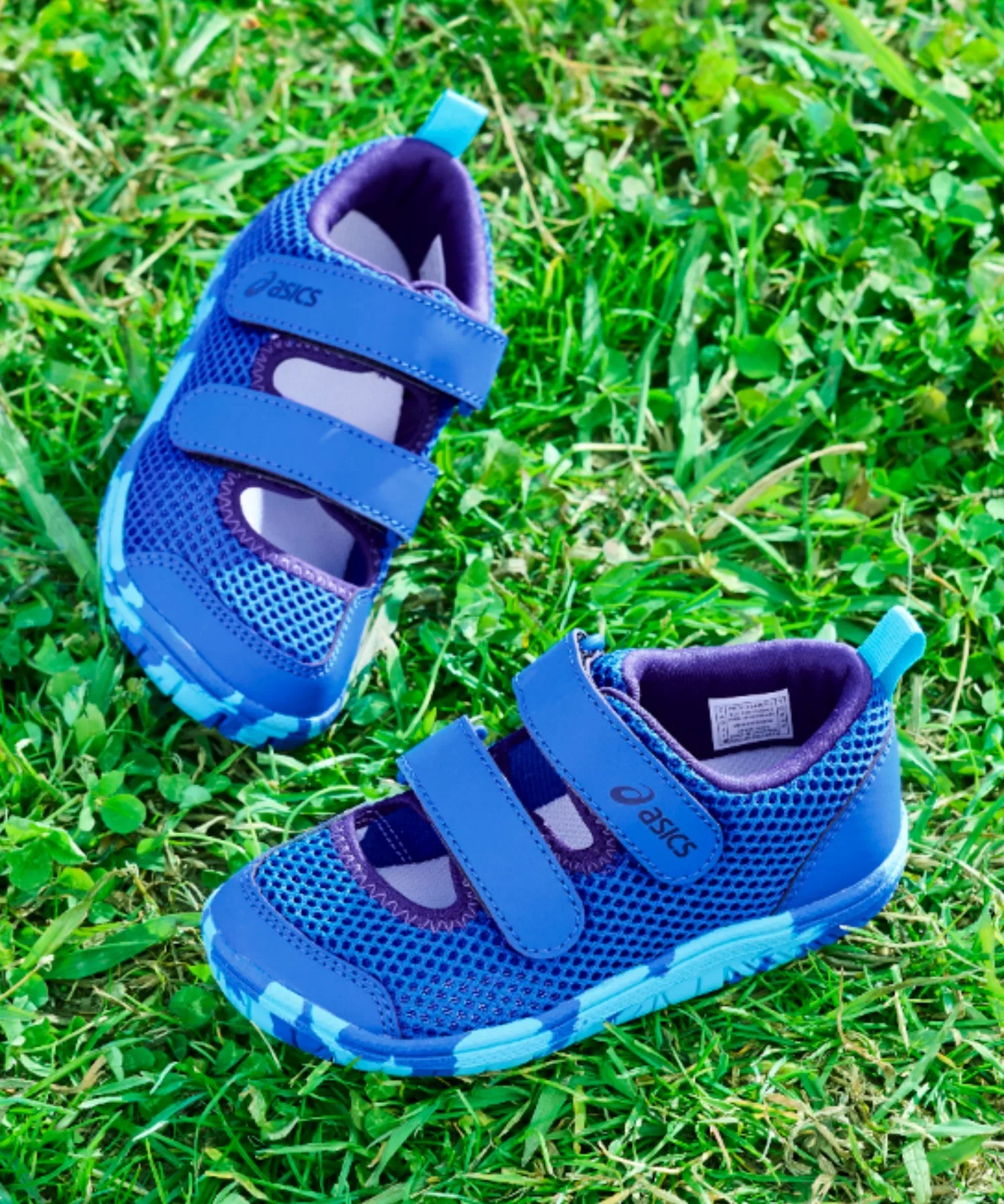 Детские кроссовки ASICS KIDS SUKUSUKU MESHOES MINI синие