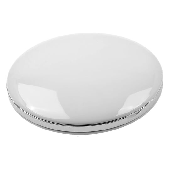 Зеркало карманное с регулируемой светодиодной подсветкой (USB), белый Maquillage, AILORIA, серебро — фото 2