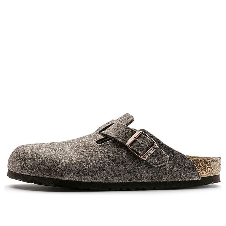 

Кроссовки Birkenstock Boston Regular 'Wool Felt Cacao', желто-коричневый