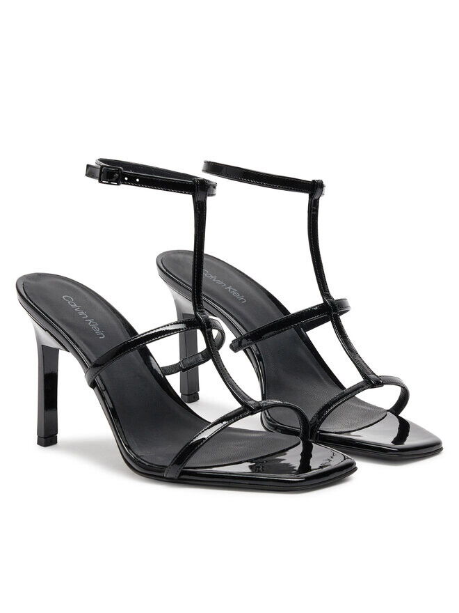 Сандалии Calvin Klein Heel Gladi Sandal 90 Pat HW0HW02312 Negro, черный — фото 2