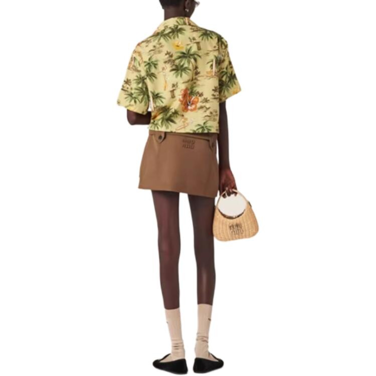 Юбка Miu Miu, бежевый — фото 3