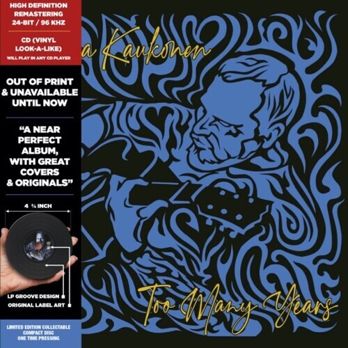 

Виниловая пластинка Kaukonen, Jorma: Too Many Years