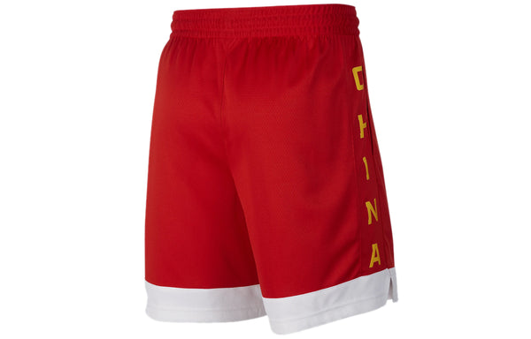 Шорты china team alphabet logo contrasting colors sports basketball shorts red Nike, красный — фото 3
