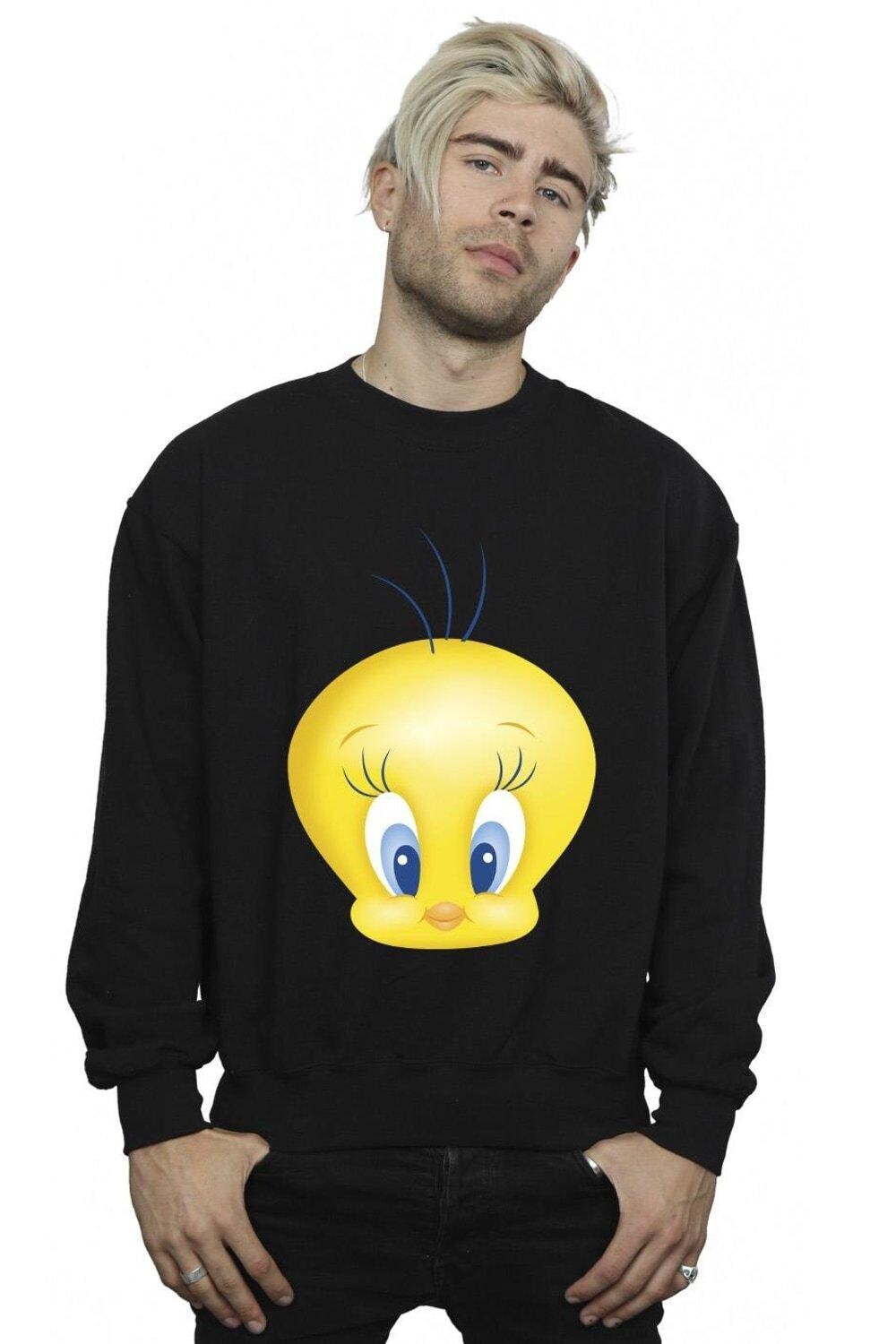 

Толстовка с лицом Tweety Looney Tunes, черный