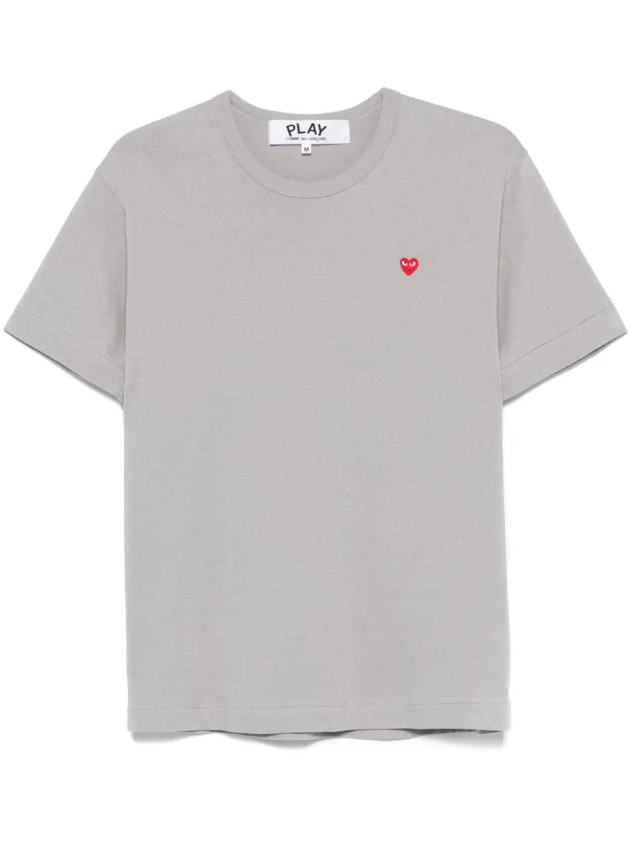 

Comme Des Garçons Play футболка с логотипом, серый