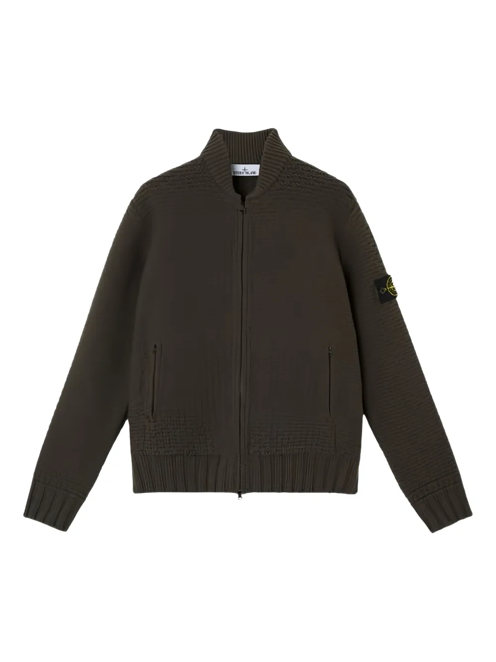 

Кардиган на молнии Stone Island, зеленый