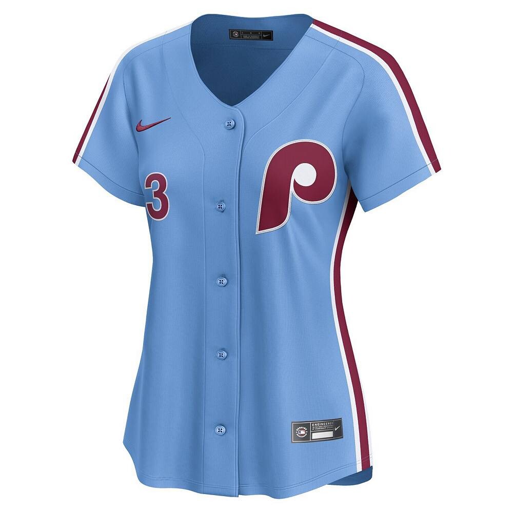 Женская джерси Nike Bryce Harper Light Blue Philadelphia Phillies Alternate Limited Player, цвет Phl Light — фото 3
