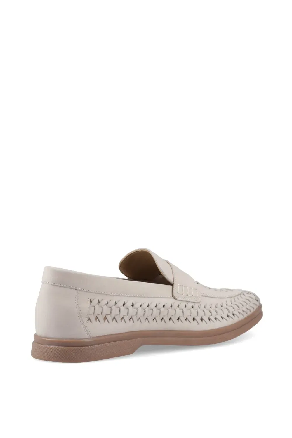 Лоферы мужские плетеные Hush Puppies, серо-коричневый — фото 2