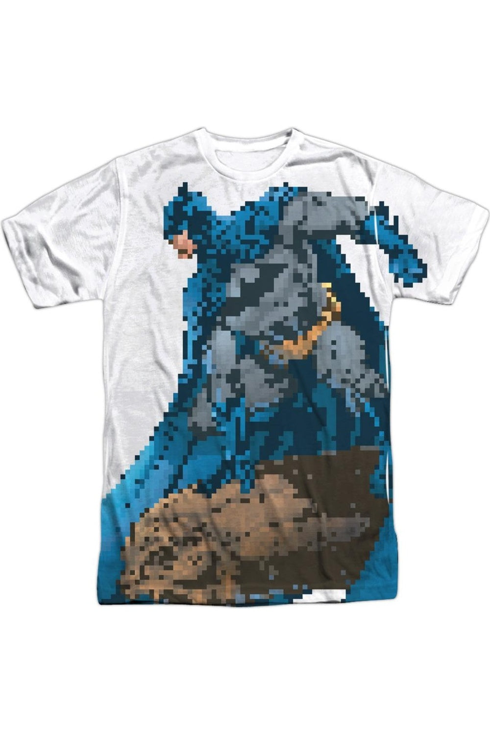 

Футболка Batman Batbit с коротким рукавом для взрослых из полиэстера Gildan, белый