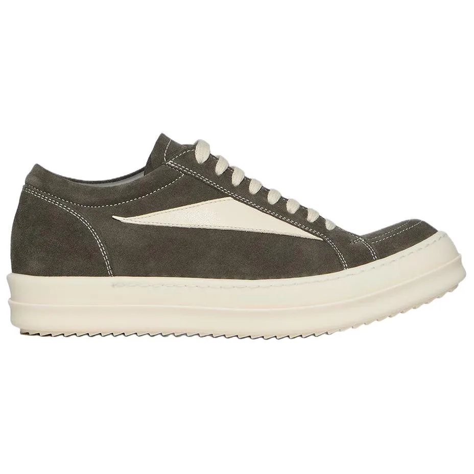 RO TEMPLE Suede Low top Skateboard Shoes 3.5cm мужские Light Umber RICK OWENS, светло-umber — фото 3