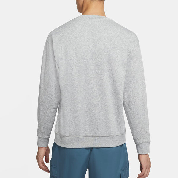 Толстовка Nike Sportswear Round Neck french terry Gray, серый — фото 4