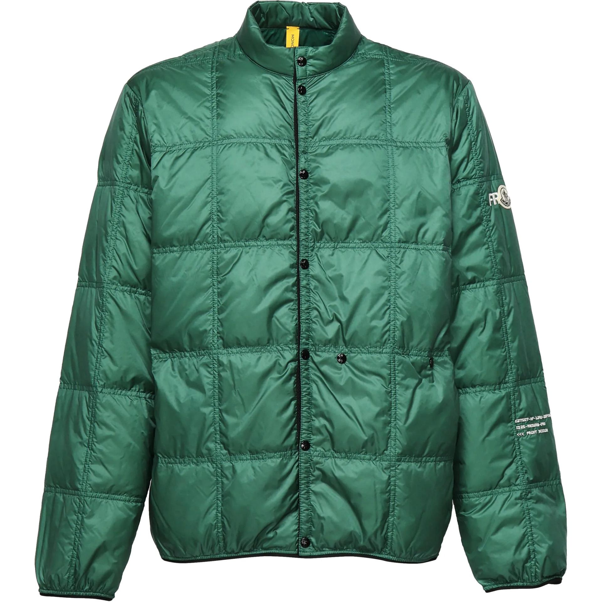 

Moncler X Fragment Hiroshi Fujiwara Jayel Button Up Padded Jacket Moncler Genius, зеленый