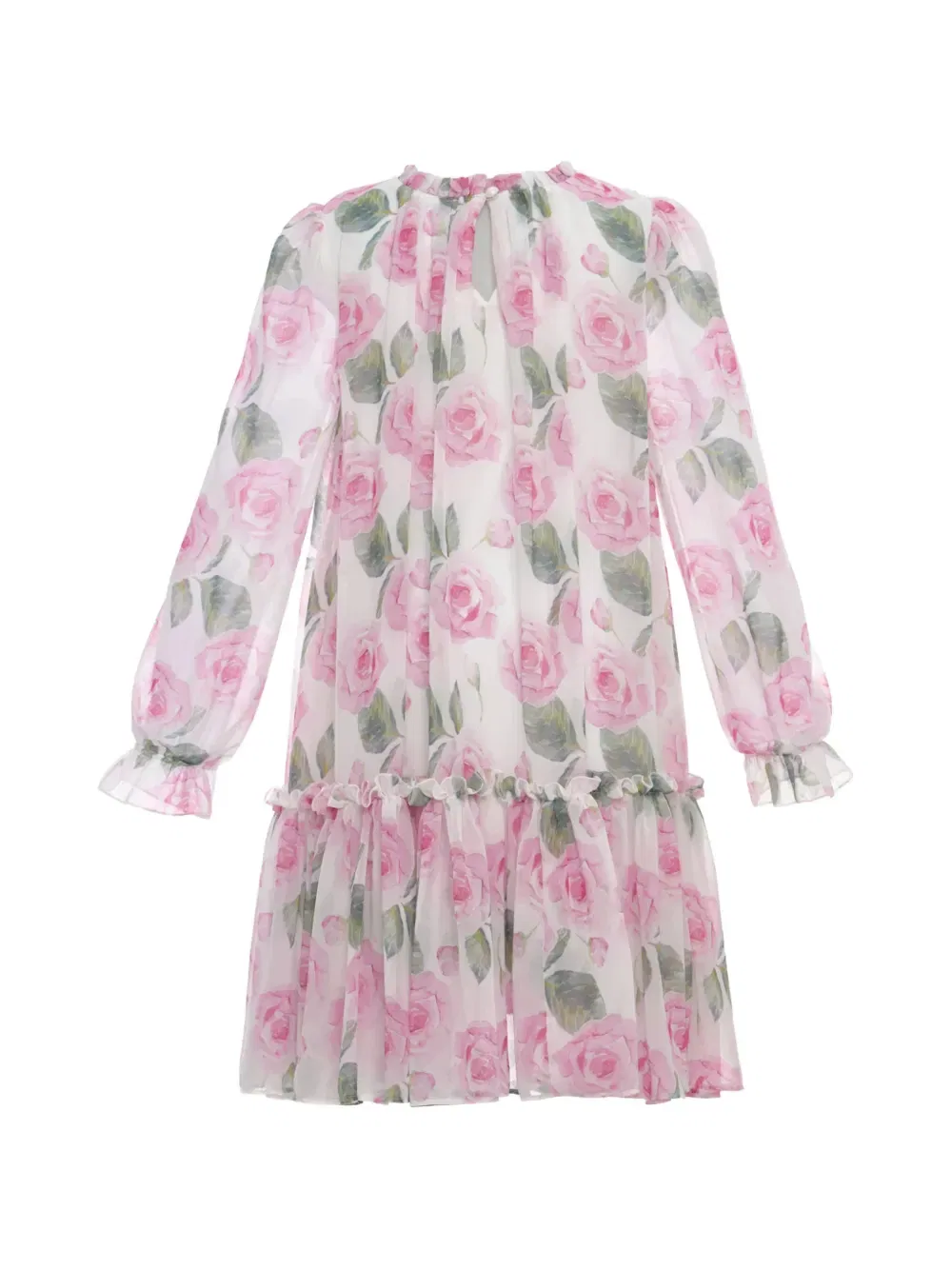 Комплект из платья и платья с цветочным принтом и оборками Dress & Fleur, белый — фото 2