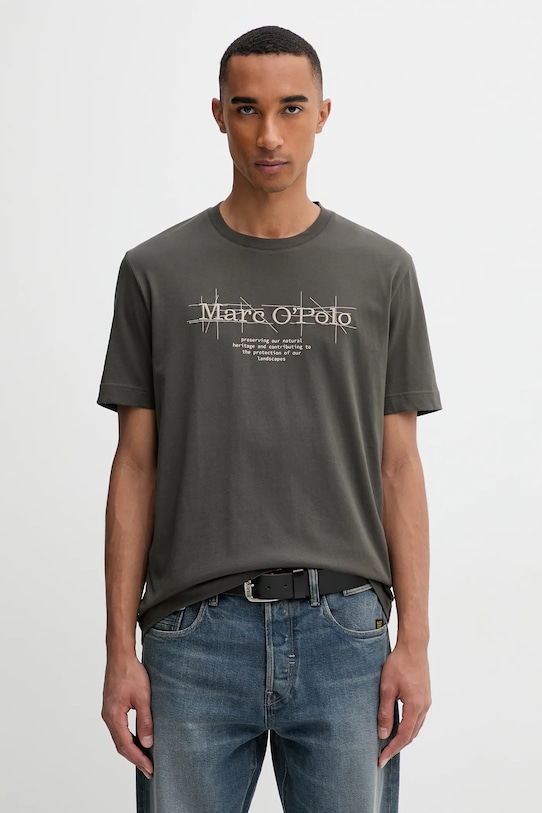 

Хлопковая футболка Marc O'Polo, зеленый