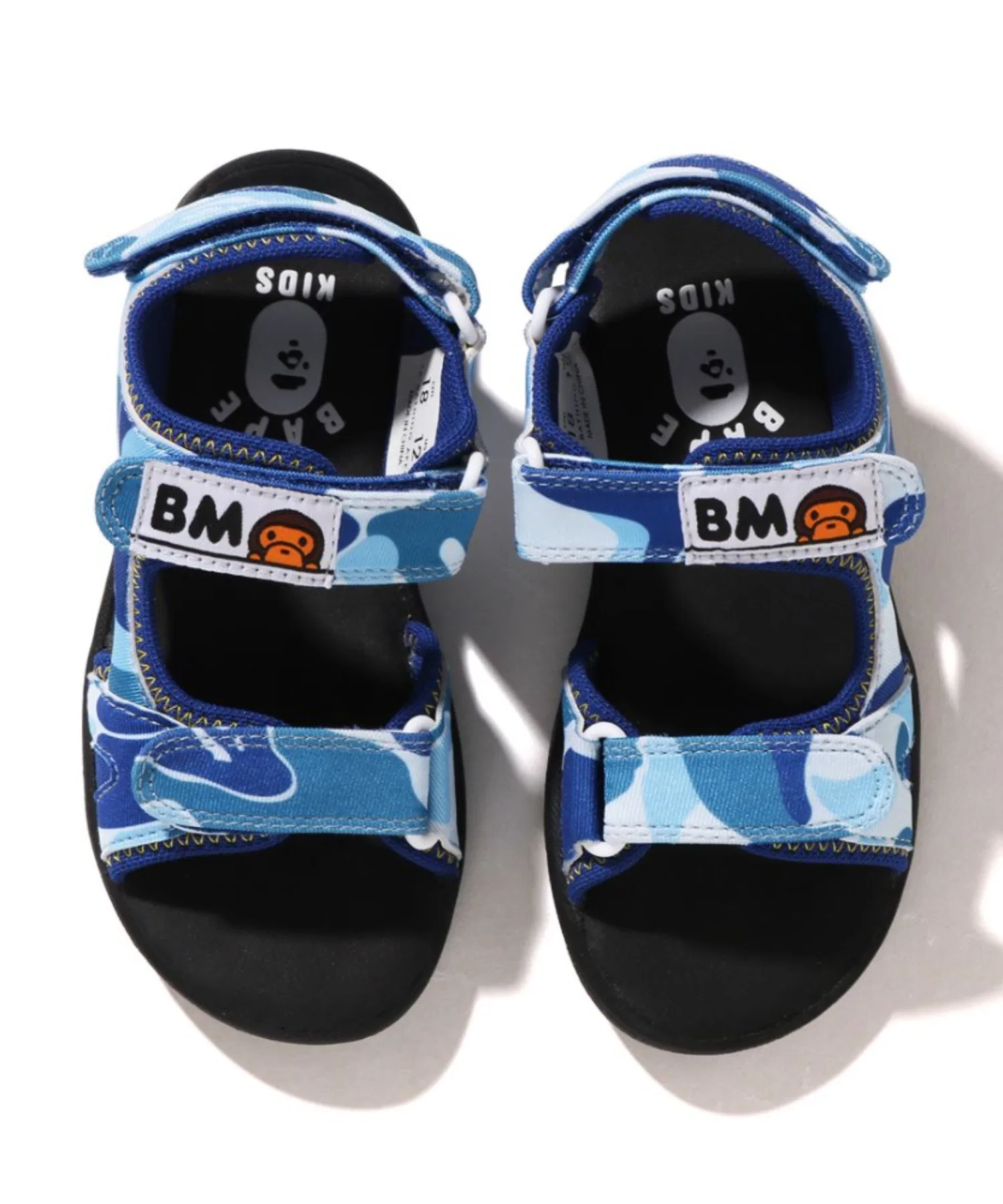 Детские сандалии ABC CAMO BABY MILO A BATHING APE розовые — фото 3