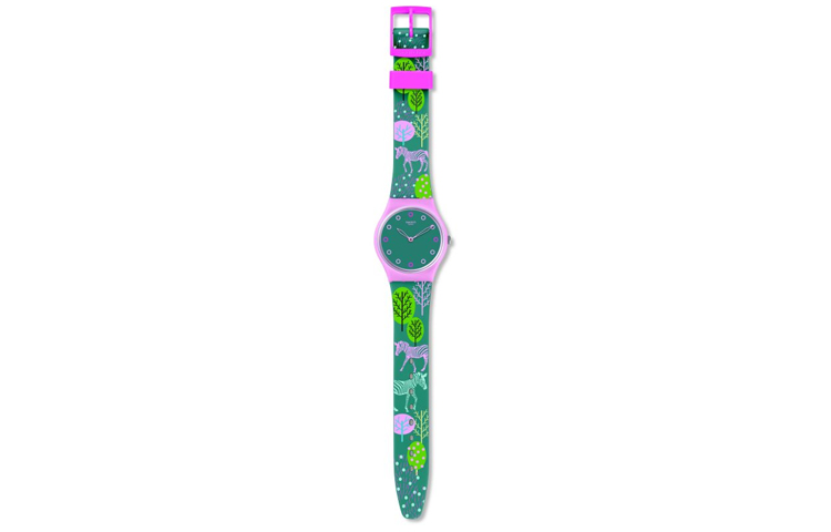 

Унисекс-часы 34 мм синие GP152 SWATCH