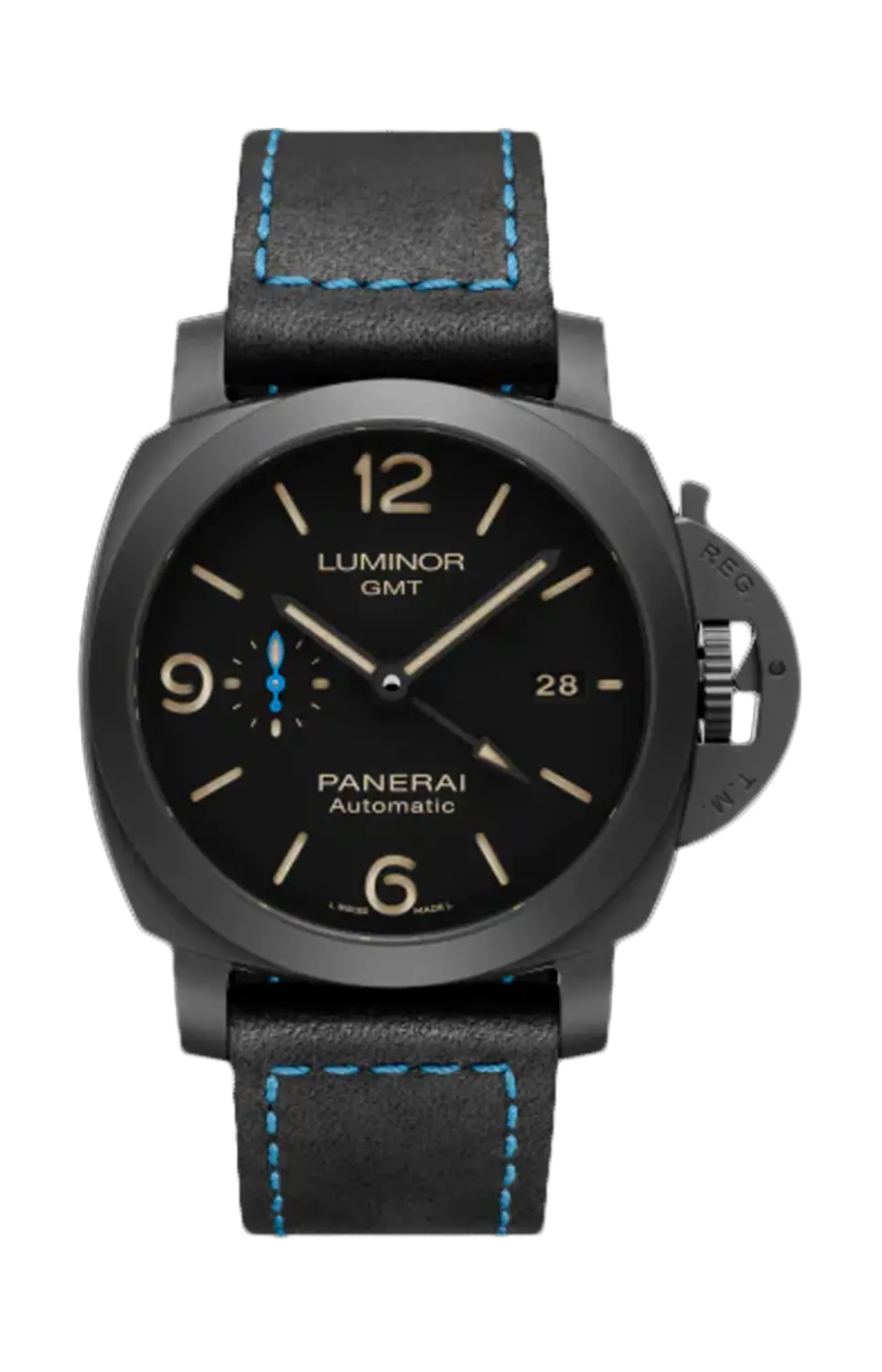 

Часы luminor 1950 3 days gmt automatic ceramica 44 мм Panerai