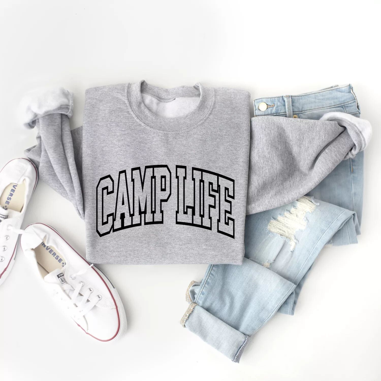 

Университетская толстовка Camp Life Simply Sage Market
