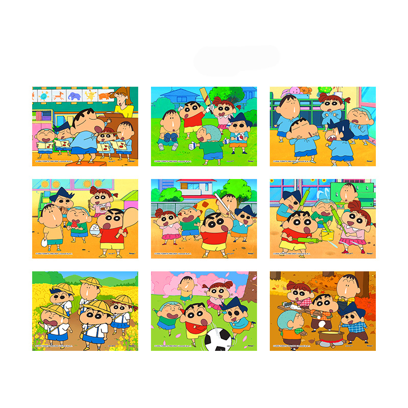 

Crayon Shin-Chan милый пазл на 80 деталей слепой бокс товары одиночный слепой бокс/полный бокс 8 шт 3D-JP