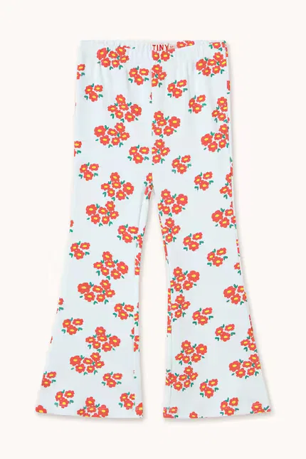 Штаны детские из рибаны Blossoms Rib Pant Tinycottons, белый — фото 2