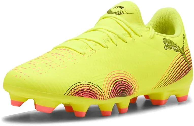 Футбольные бутсы Puma Men's Future 8 Play для твердого и искусственного покрытия, желтый/черный — фото 3