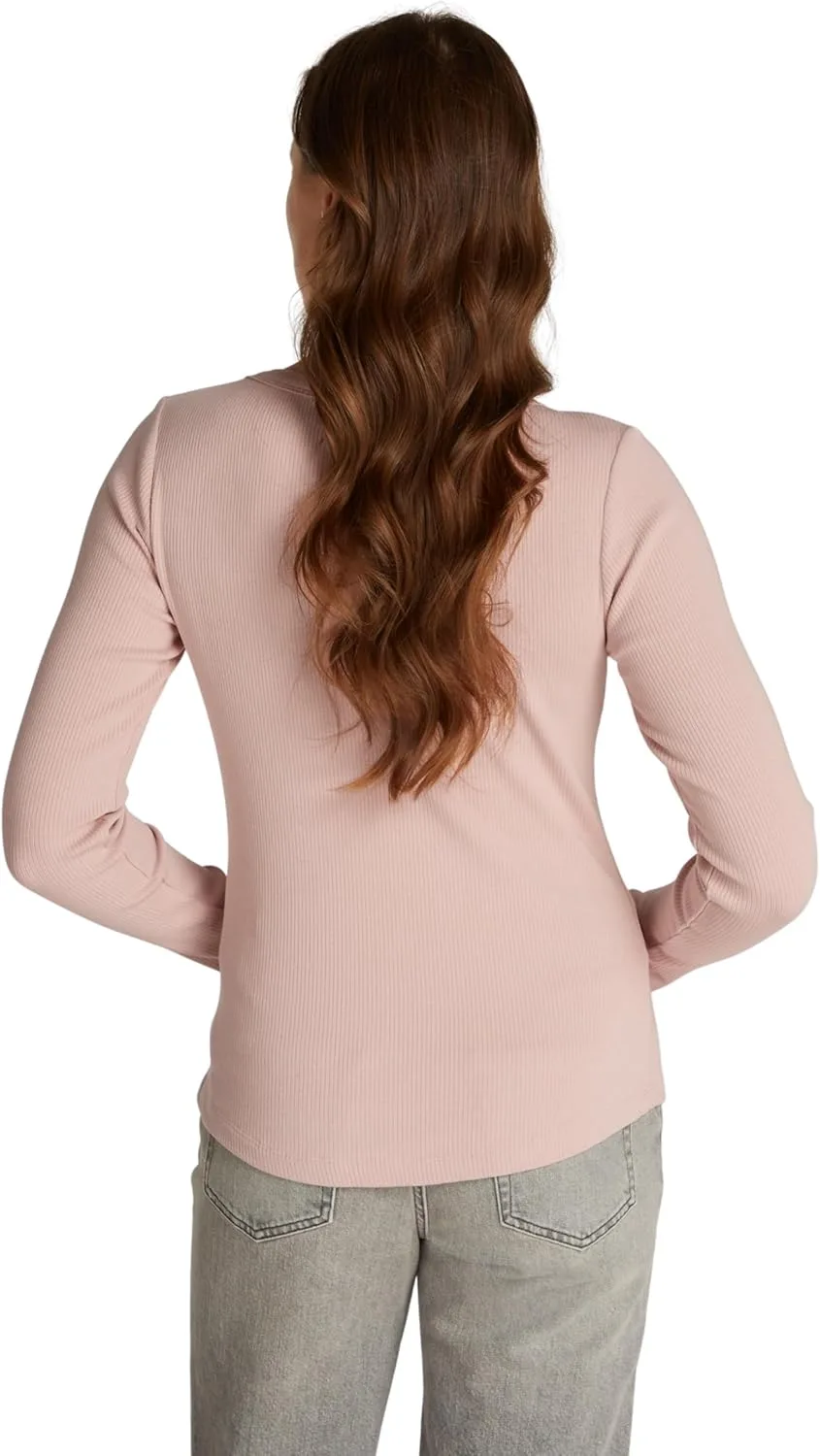 Tommy Hilfiger Women's Slim 5x2 Rib O-NK Ls Ww0ww38869 — фото 2