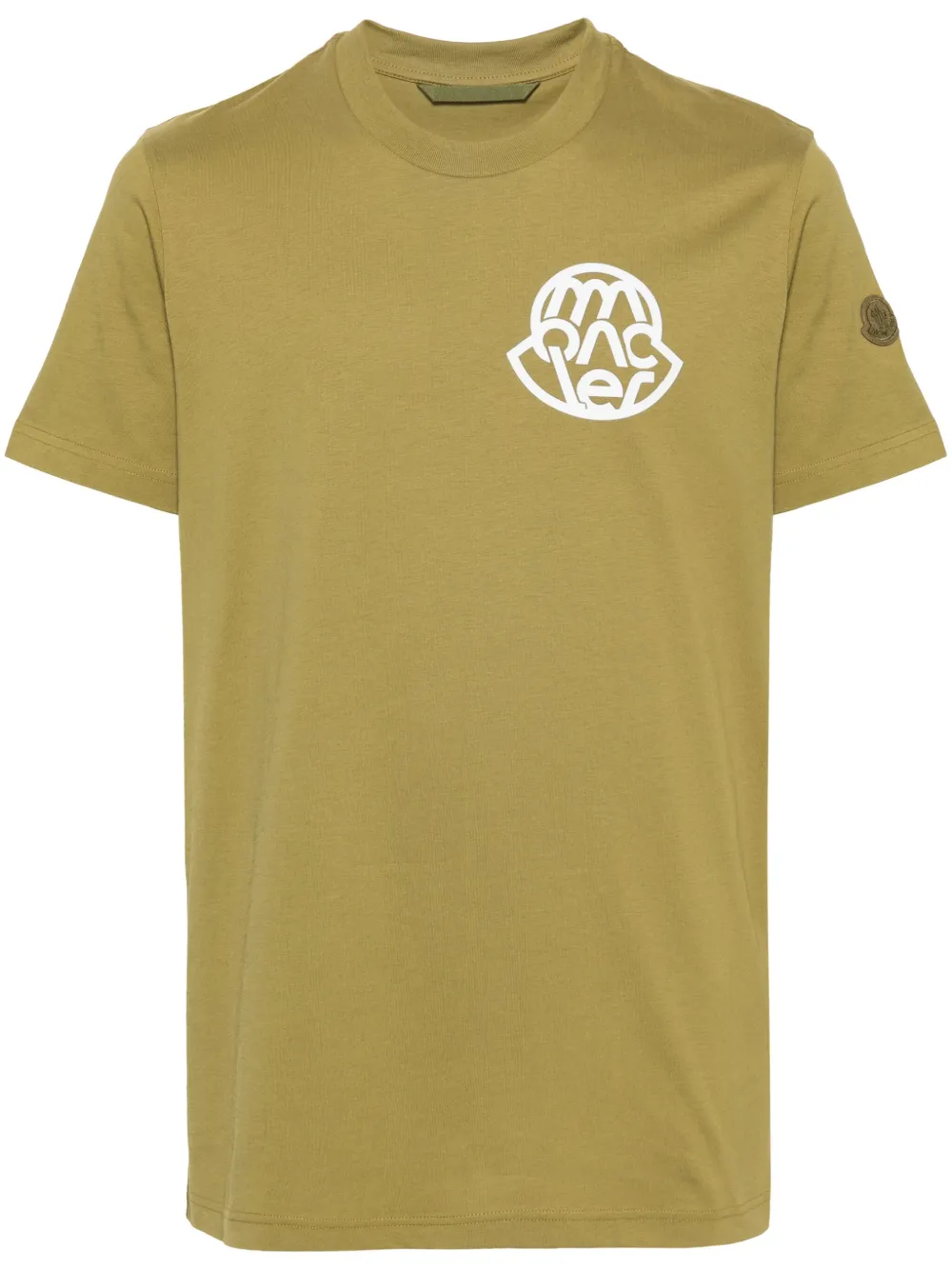 

Футболка с логотипом Moncler, зеленый