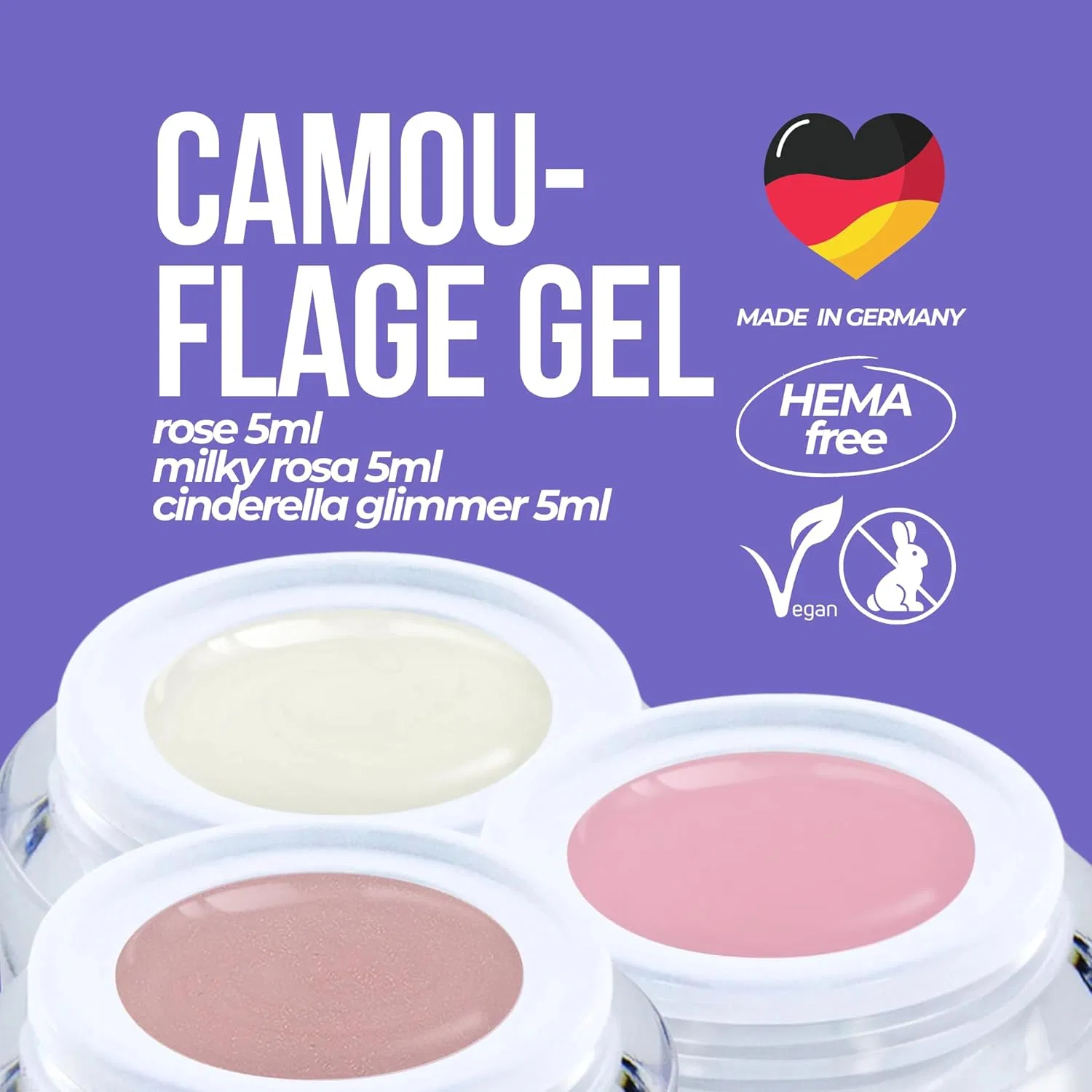 Стартовый набор ND24 NailDesign Premium для гель-лака с LED-лампой Nd24 Naildesign, Starter Set Premium + Makeup Gels — фото 2