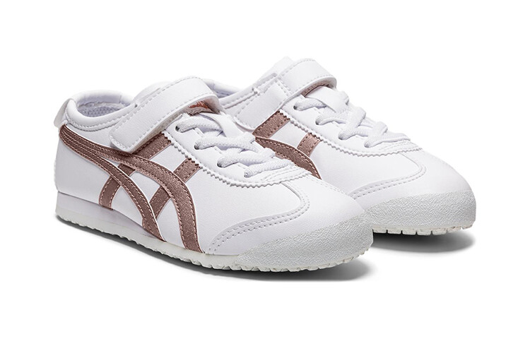 Детские кроссовки CANDY GLITTER PS Low-top Белый/Розовое золото Onitsuka Tiger — фото 3