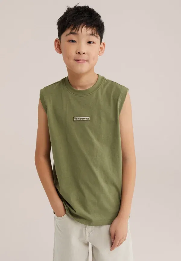 Топ с принтом We Fashion, Olive Green, зеленый