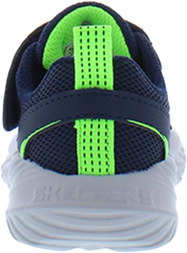 Детские кроссовки для мальчиков Nitro Sprint Skechers, Navy/Lime/Water Blue — фото 4