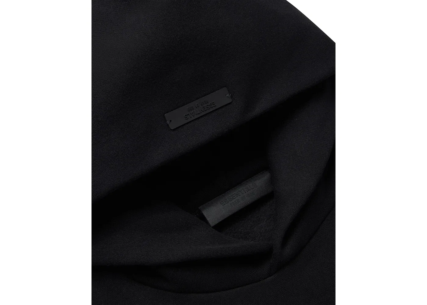Мужская худи с длинным рукавом Fear of God Essentials NBA Hoodie, Black — фото 2