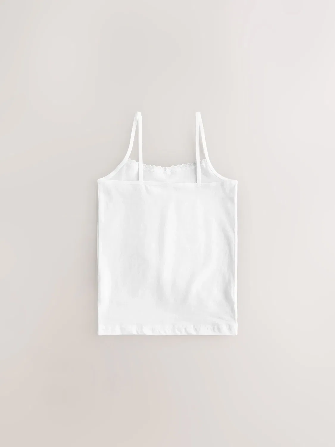Топы майки-борцовки набор 10 шт, Elastic Strappy Cami Vests Next, белый — фото 2