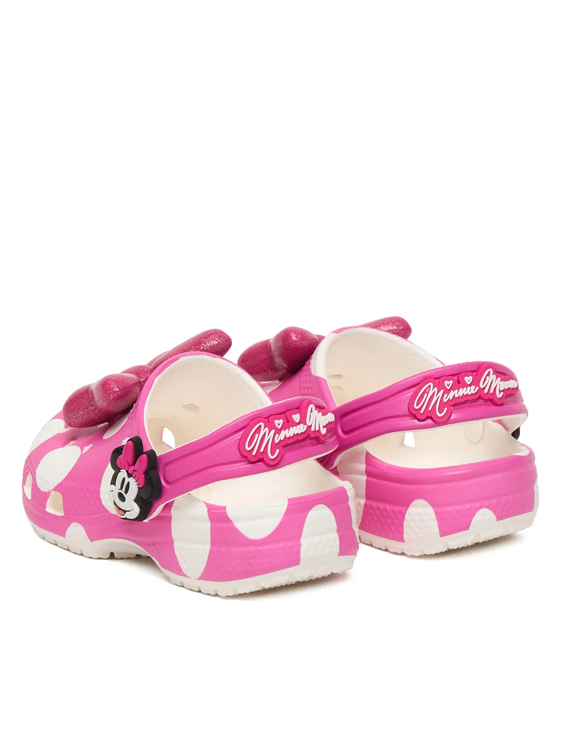 Шлепанцы для девочки Minnie Mouse Cls Clg Crocs, розовый — фото 3