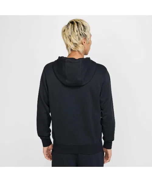 Мужской худи с длинным рукавомNike Club FT L/S Full Zip Hoodie, Хизер Грей — фото 4