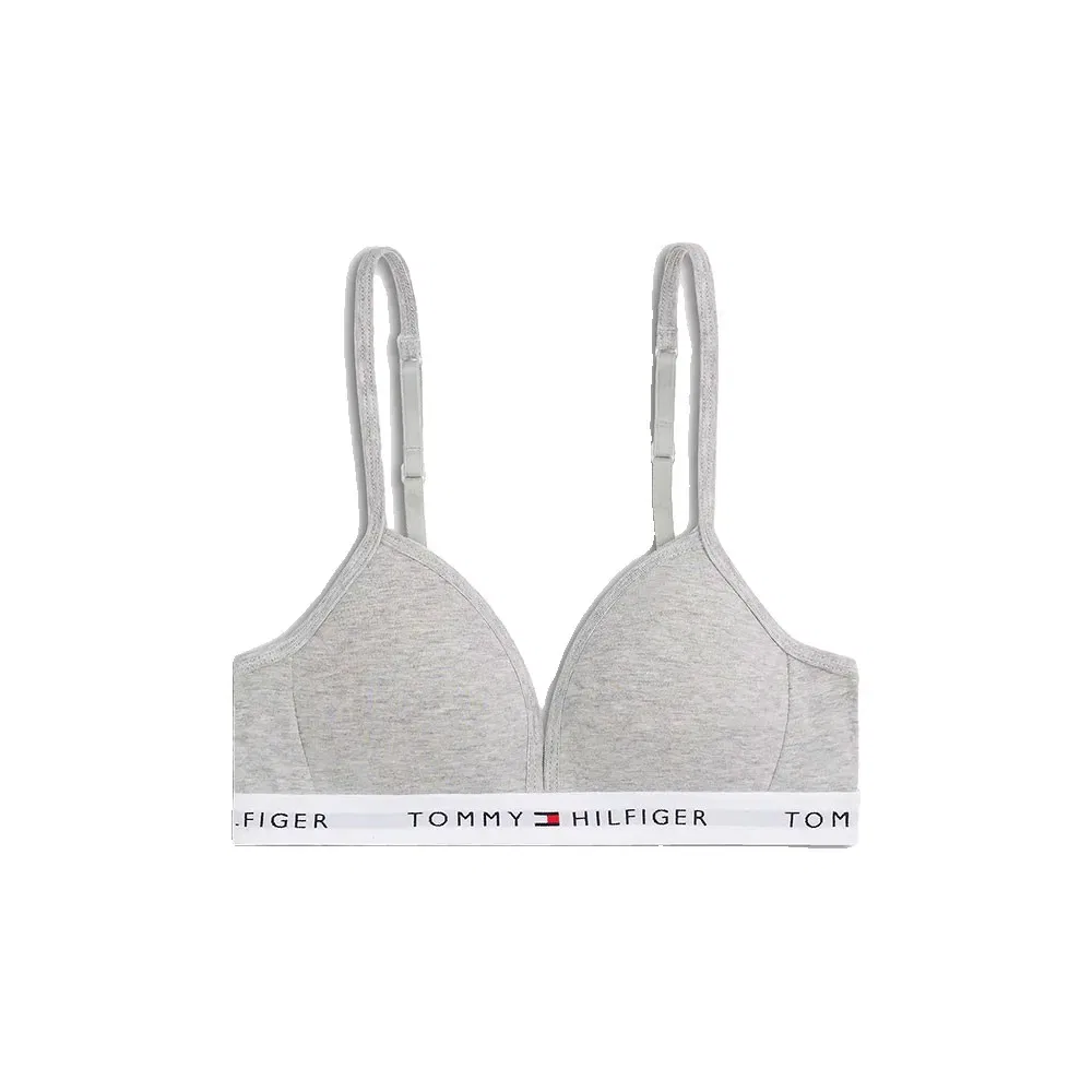 Детское бюстгальтер-треугольник с регулируемыми бретелями Tommy hilfiger, Grey