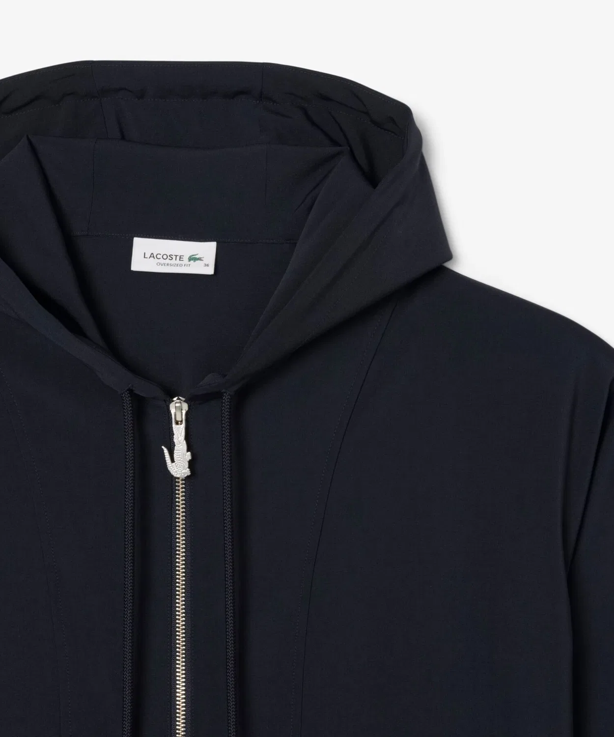 Женский фланелевый анорак с длинным рукавомLACOSTE, Dark Navy — фото 2