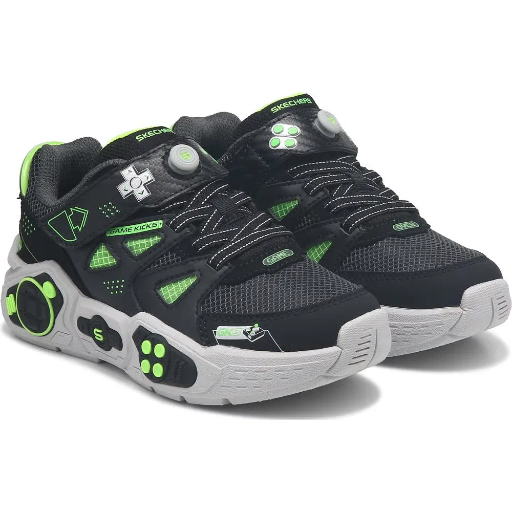 Детские кроссовки Gametronix Skechers, Black/Lime