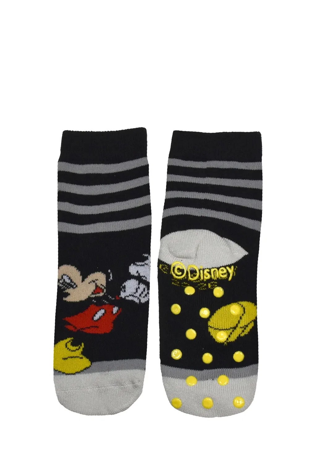 Носки Mickey mouse abs socken stoppersocken söckchen (2er pack) - socks Disney, Grau Schwarz — фото 3