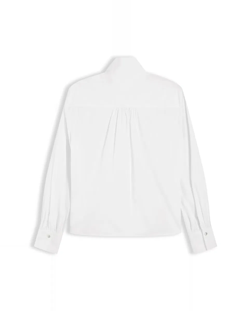 Женская рубашка с длинным рукавом, Cuello, Tommy Hilfiger, белый — фото 2