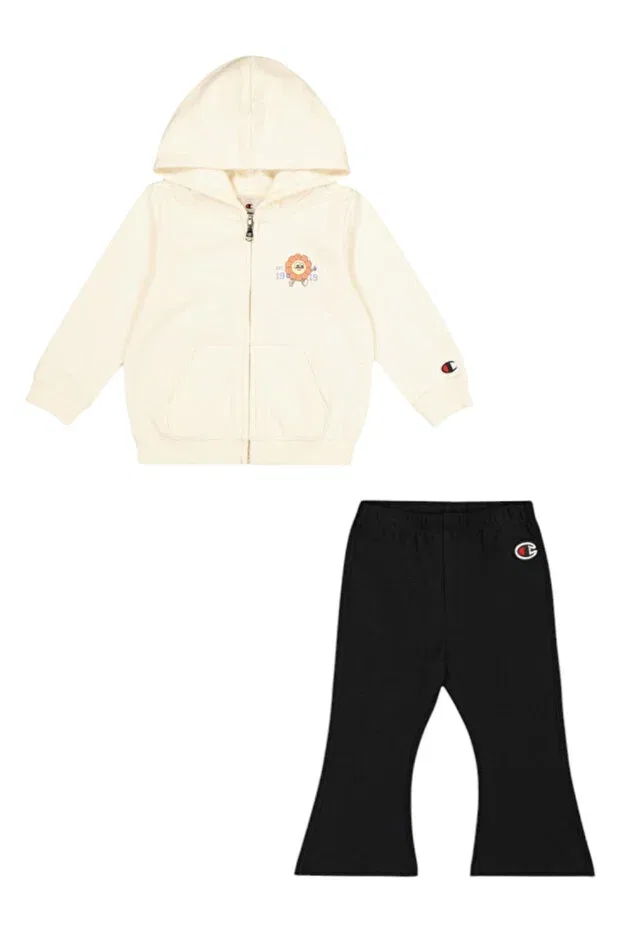 Детский комплект для девочки с принтом Graphic Champion, Multicolored