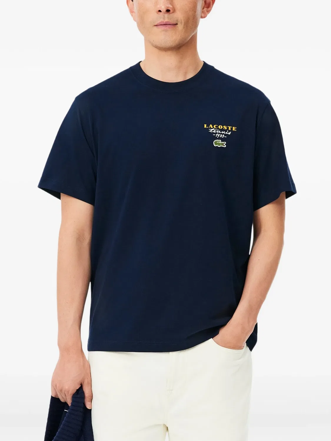 Футболка Accent Tennis синего цвета Lacoste, синий