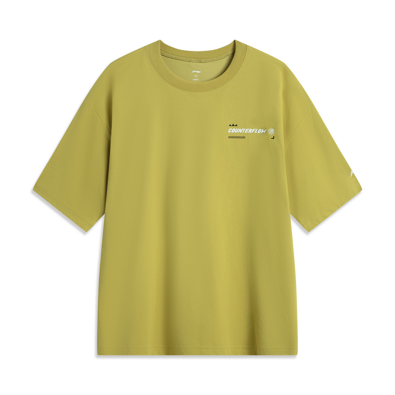 

LINING Футболка мужская Mixed Yellow, Желтый, LINING Футболка мужская Mixed Yellow