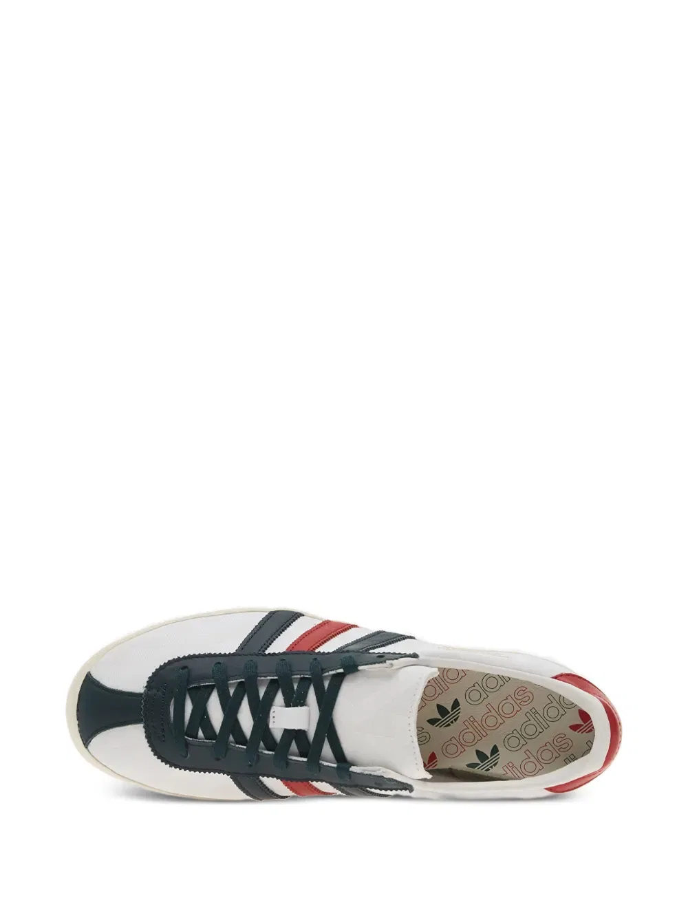 Кроссовки в мексиканскую полоску Adidas, белый — фото 4