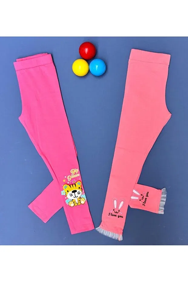 Детские леггинсы для девочек хлопковые Baby Ella'S, Pink