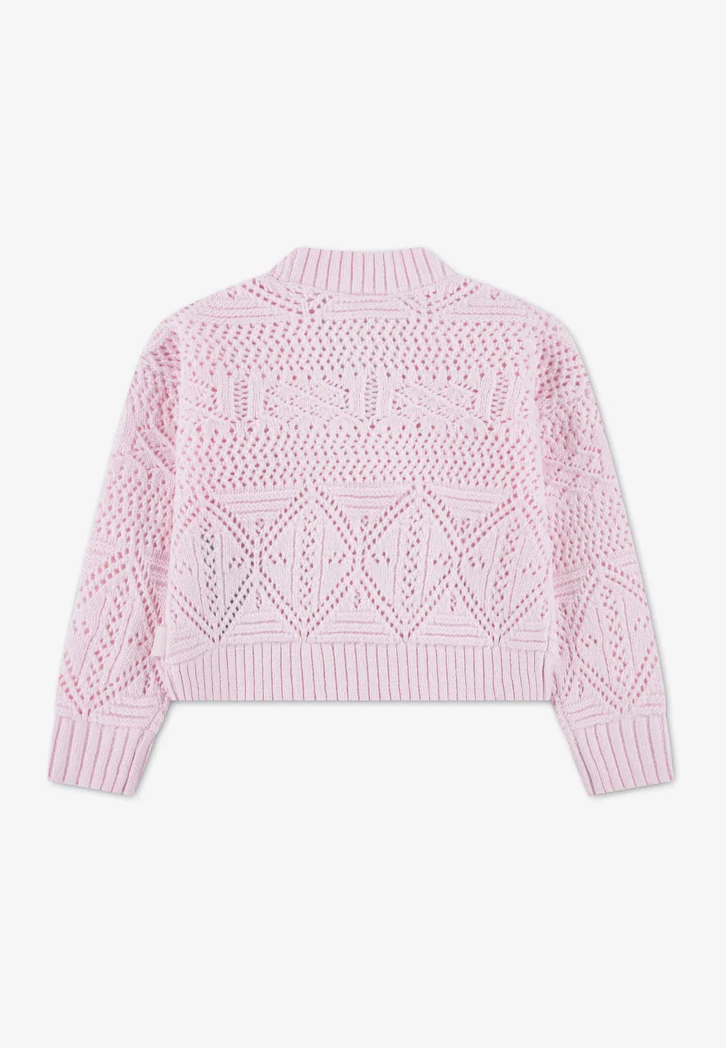Свитер-Накидка с завязками спереди - кардиган Abercrombie & Fitch, Pink Marshmallow — фото 2