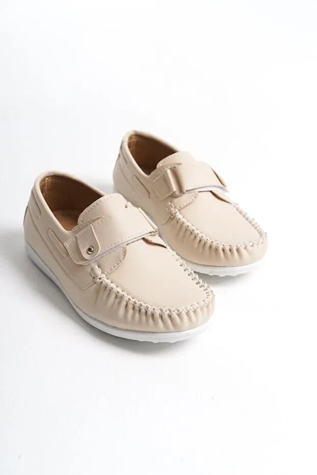 Детские туфли для мальчиков ортопедические Mokka Shoes Ortopedik, Nude Color