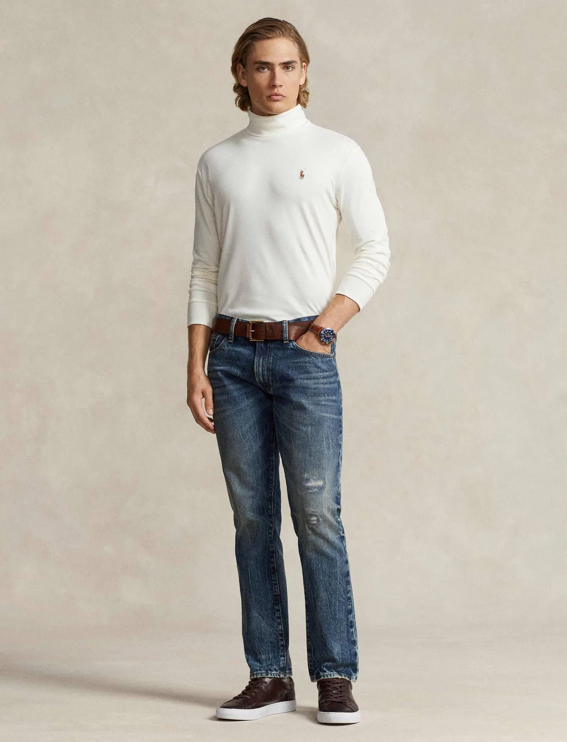 Водолазка Polo Ralph Lauren, Bianco — фото 2